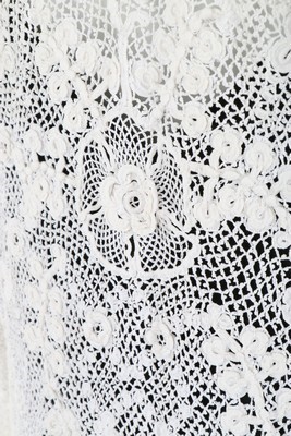 Lot 429 - A good Irish crochet coat, circa 1924, with...