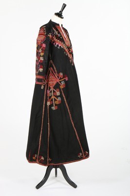 Lot 479 - Two embroidered women's robes, Syrian, early...