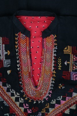 Lot 479 - Two embroidered women's robes, Syrian, early...