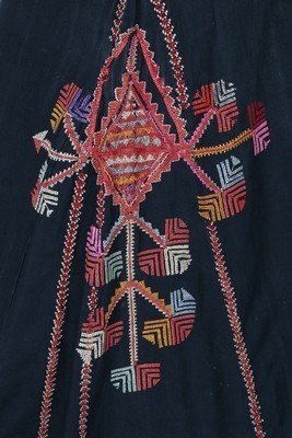 Lot 479 - Two embroidered women's robes, Syrian, early...