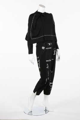 Lot 330 - A Comme des Garçons black and white ensemble,...