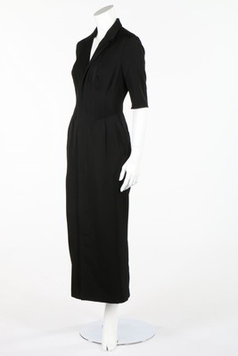 Lot 339 - A Yohji Yamamoto fitted black wool dress,...