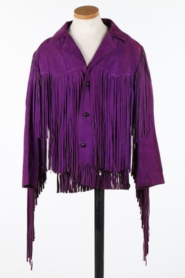 Lot 253 - A California Sportswear Co. man's purple suede...