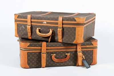 Lot 261 - A pair of Louis Vuitton monogrammed semi-rigid...