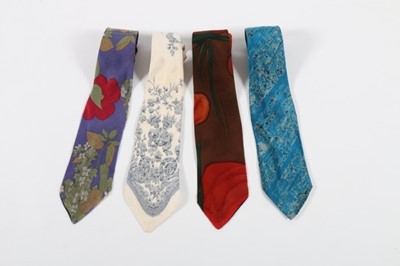 Lot 286 - Kipper ties, approx 30 by Mr Fish, Dior and...