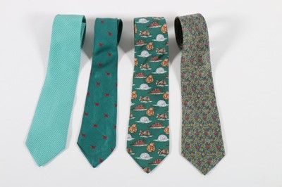 Lot 290 - Silk ties, green tones, approx 40 including 15...