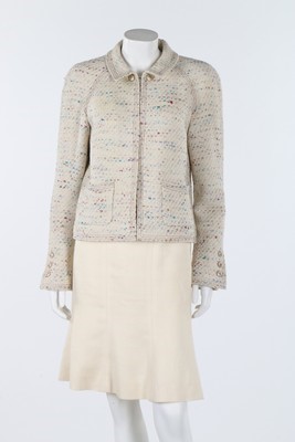 Lot 15 - Two Chanel tweed jackets, circa 2000, both...