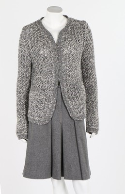 Lot 27 - A group of Chanel grey-ivory separates, circa...