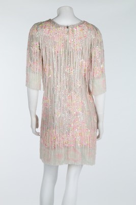 Lot 113 - A fine Yves Saint Laurent sequined and fringed...