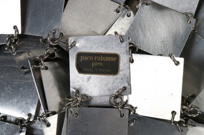 Lot 129 - A Paco Rabanne chain-linked armour-plate mini...