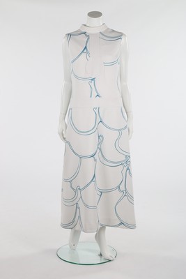 Lot 132 - A Pierre Cardin printed maxi-dress, 1969,...