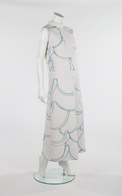 Lot 132 - A Pierre Cardin printed maxi-dress, 1969,...