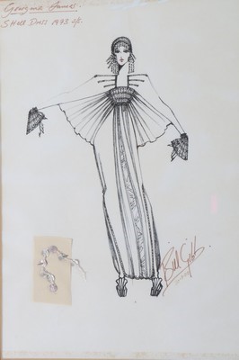 Lot 145 - A matching Bill Gibb sketch for the Shell...