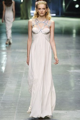 Lot 290 - An Alexander McQueen jewelled 'goddess' dress,...