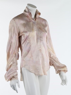 Lot 276 - A rare Alexander McQueen pair of lilac suede...