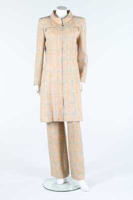 Lot 19 - A Chanel tweed ensemble, 2001, labelled, the...