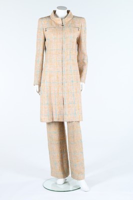 Lot 19 - A Chanel tweed ensemble, 2001, labelled, the...