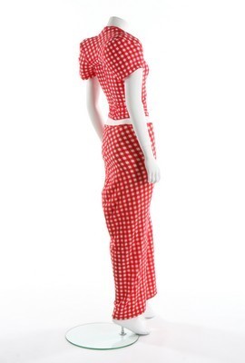 Lot 217 - A Rei Kawakubo/Comme des Garons red and white...