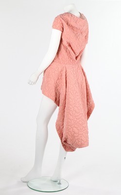 Lot 237 - A Comme des Garons soft pink quilted dress...