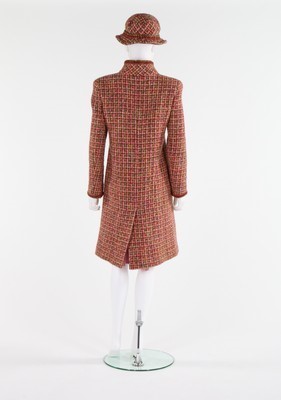 Lot 30 - A Chanel pink tweed coat and jacket, 2000s,...