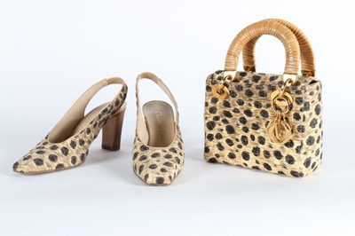 Lot 38 - A Christian Dior 'Miss Dior' leopard print bag,...
