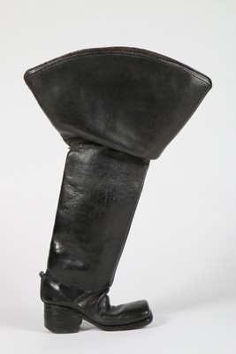 Lot 50 - A rare pair of 'Marlborough bucket' boots,