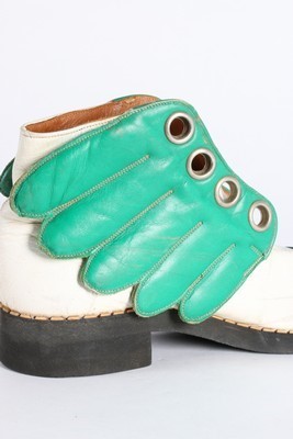 Lot 136 - A rare pair of Mr Freedom winged boots,...