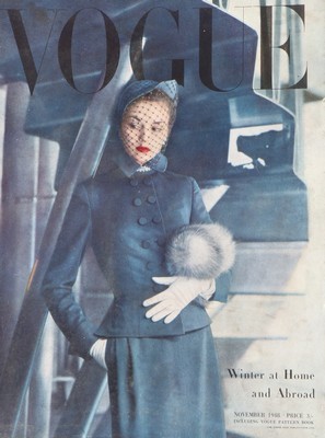 Lot 73 - British Vogue magazines, 1940s, comprising 3...
