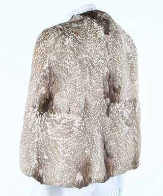 Lot 87 - An unusual feather capelet, late 1940s or