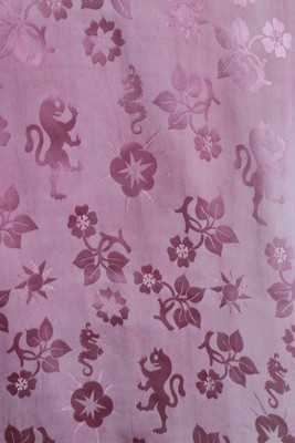 Lot 85 - A rare Schiaparelli pink damask evening coat,...
