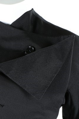 Lot 97 - A Christian Dior couture black grosgrain silk...
