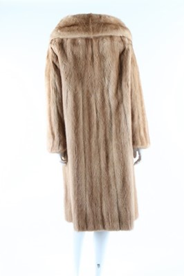 Lot 57 - A Schiaparelli light brown mink coat, late...