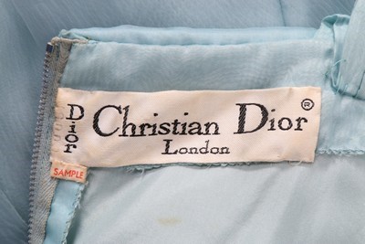 Lot 60 - A Christian Dior London pale blue transparent...