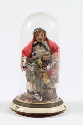 Lot 73 - A Pedlar doll, probably circa 1920, with...