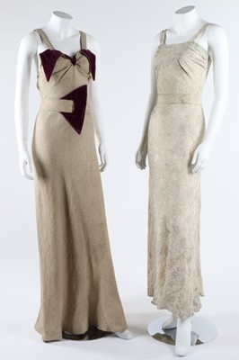 Lot 80 - A group of mainly 1930s evening wear,...
