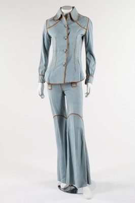Lot 88 - A pair of North Beach hippy-style suits, early...