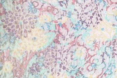 Lot 92 - A floral printed house coat and a large...