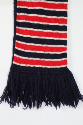 Lot 98 - A Mildred Boulton red white and blue knitted...