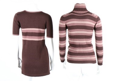 Lot 143 - A Biba 30s-inspired brown and gold spotted...