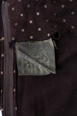Lot 143 - A Biba 30s-inspired brown and gold spotted...