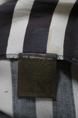 Lot 146 - A Biba striped viyella jacket and skirt, early...