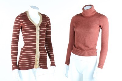 Lot 147 - A Biba brown faux fur jacket, early 1970s,...