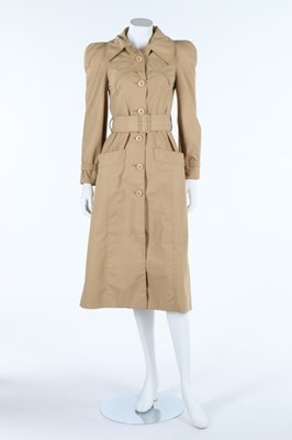 Lot 150 - A Biba white cotton trouser suit, early 1970s,...