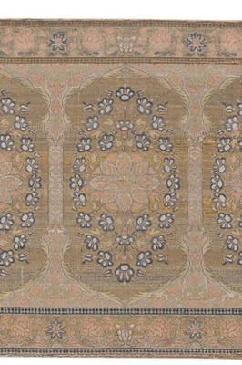 Lot 471 - A Safavid-style brocaded stole border, Polish...