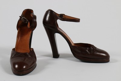 Lot 162 - Four pairs of Biba shoes, 1970s, comprising...