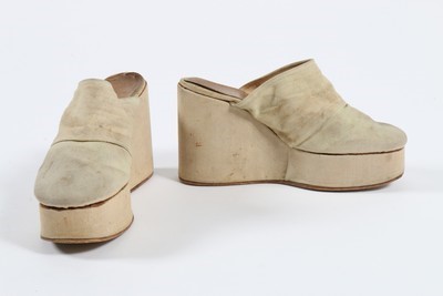 Lot 163 - Biba shoes and boots, 1970s, comprising a pair...