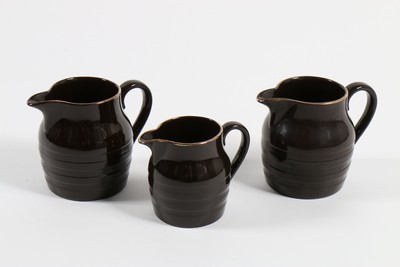 Lot 164 - An unmarked Biba brown ceramic dinner service,...