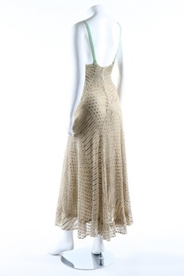 Lot 177 - Two bias-cut evening gowns, 1930s, one with...