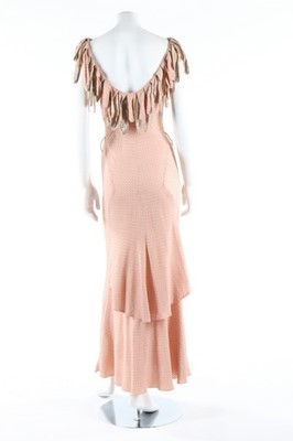 Lot 177 - Two bias-cut evening gowns, 1930s, one with...