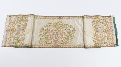 Lot 189 - An interesting group of embroideries, brocade...